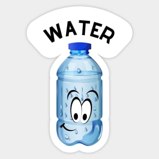 Bottle of water label sticker Sticker